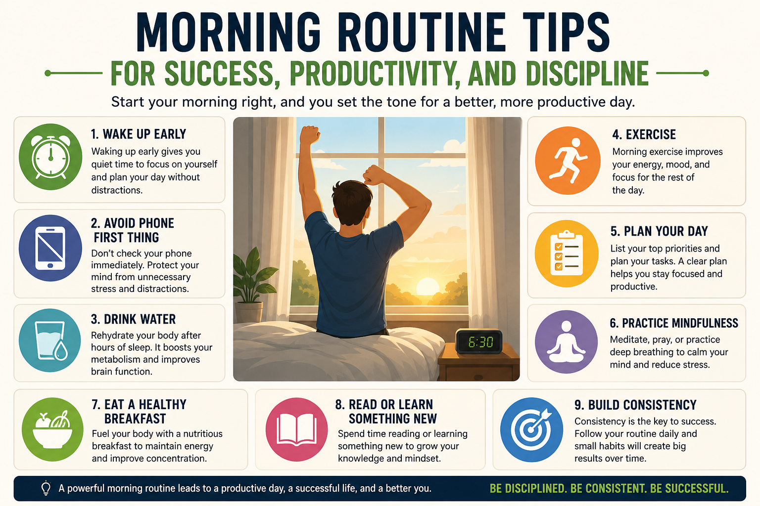 morning routine tips